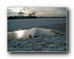 Elbe-Hamburg-Winter