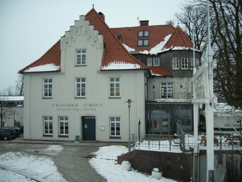 Zollenspieker Faehrhaus - Winterbilder Hamburg