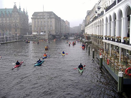 Hamburg - Alster-Grachten-Verbandsfahrt 2007