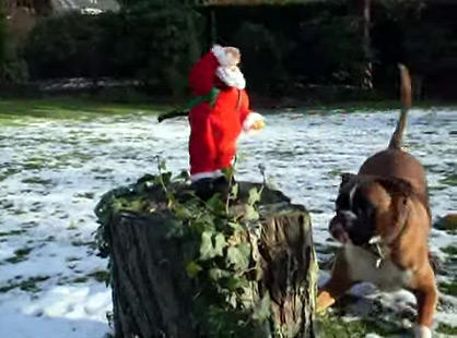 Singender Weihnachtsmann – Santa Claus singing