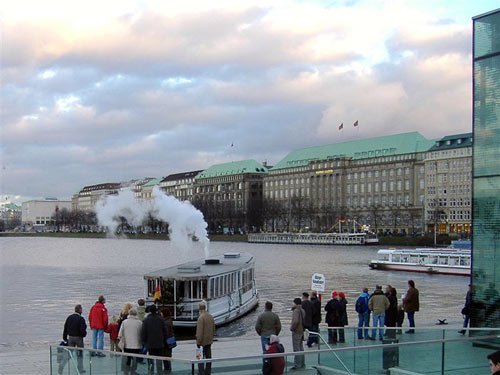 Dampfbetriebener Alsterdampfer - Hamburg Alster Bilder