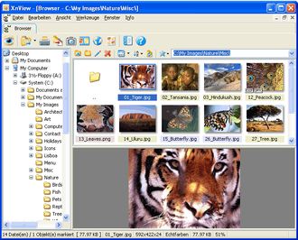 XnView – Freeware Bildbearbeitung – Grafikbetrachter