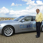 BMW Hydrogen 7 mit Gorbatschow und Genscher