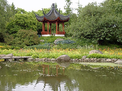 Hamburg - Botanischer Garten - Japanischer Pavillon