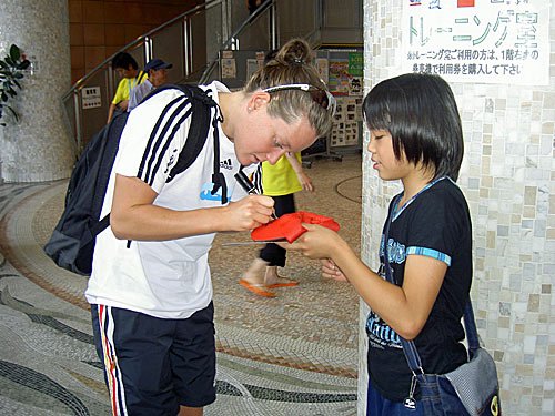 Deutsche Olympia Schwimmer trainieren in Japan