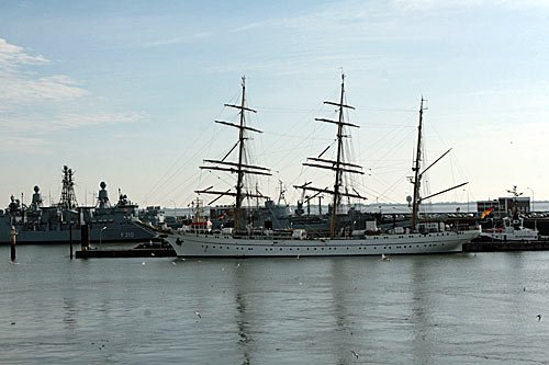 Gorch Fock zurueck in Wilhelmshaven