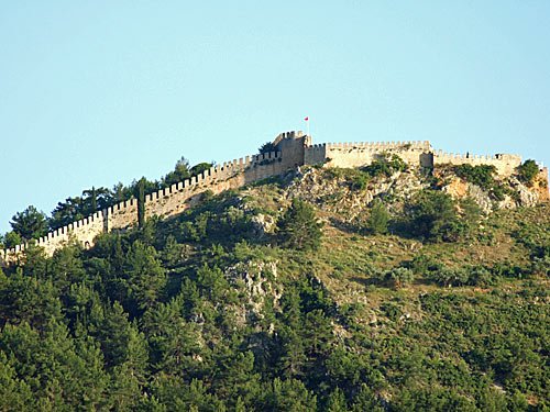 Alanya am Mittelmeer in der Tuerkei