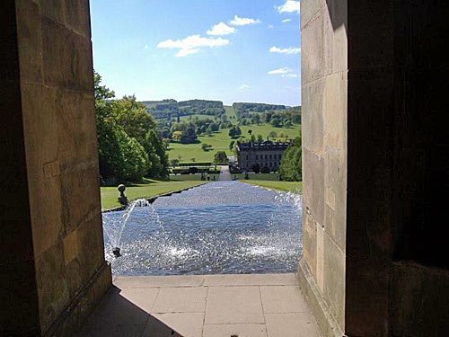 England Schlossgarten Chatsworth House