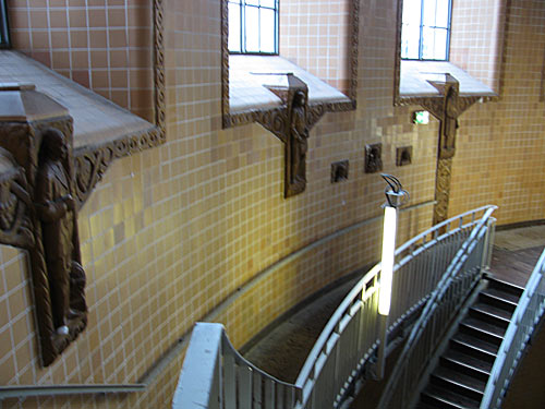 Treppen beim alten Elbtunnel