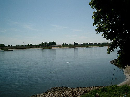 Elbe Hamburg bei Zollenspieker Fähre