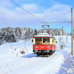 Winter Bahn im Thüringer Wald
