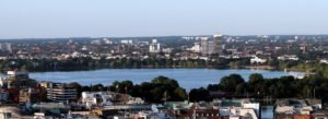 Hamburg Alster Skyline Panorama