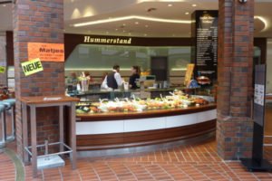 Hummerstand im Hanse-Viertel Hamburg